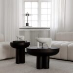 Crown Table, Tall - Burned Black - Image 2