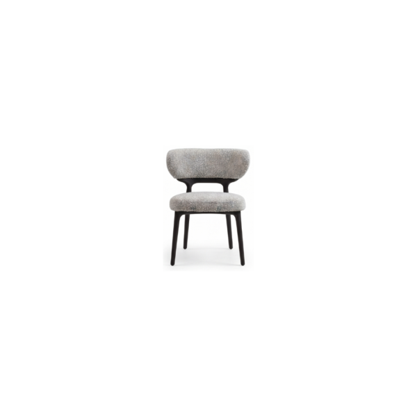 Fabian Dining Chair with Wooden Leg - Image 3