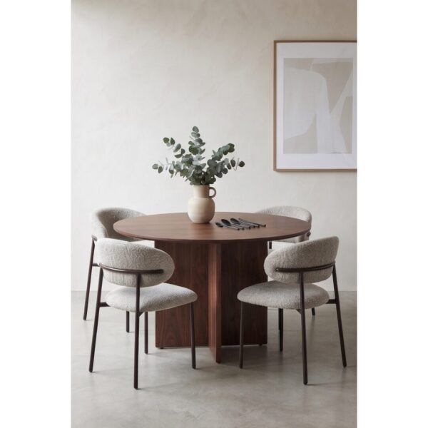 Fabio Dining Chair with Metal Leg - Image 2