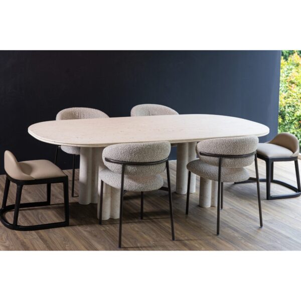 Fabio Dining Chair with Metal Leg - Image 5