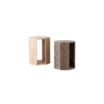 Farrell Travertine Side Table
