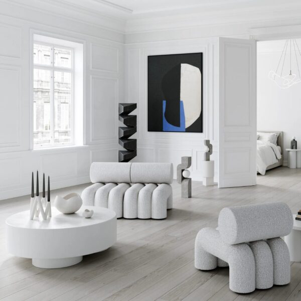 Foku Chair - Off White - Image 5