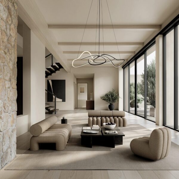 Ghost Chandelier, Big - Burned Black - Image 3