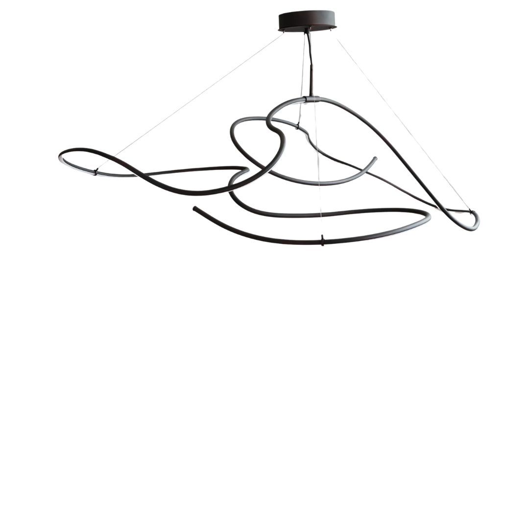 Ghost Chandelier, Big-Burned Black_101 Copenhagen _ Lifestorey Edit Singapore Ghost Chandelier, Big - Burned Black - Image 1