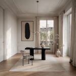 Hiro Dining Chair, Black Frame - Linen - Image 3