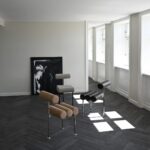 Hiro Dining Chair, Black Frame - Linen - Image 5