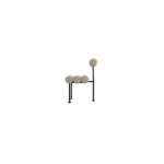 Hiro Dining Chair, Black Frame - Linen - Image 7