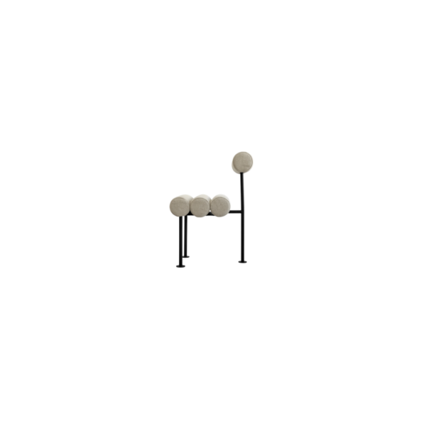 Hiro Dining Chair, Black Frame - Linen - Image 7