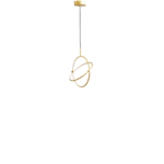 Maru Pendant, Ø40 - Brass