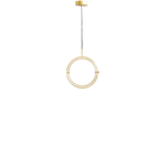 Maru Pendant, Ø40 - Brass - Image 3