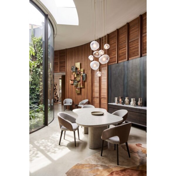 Zion Dining Chair with Wooden Leg - Image 2
